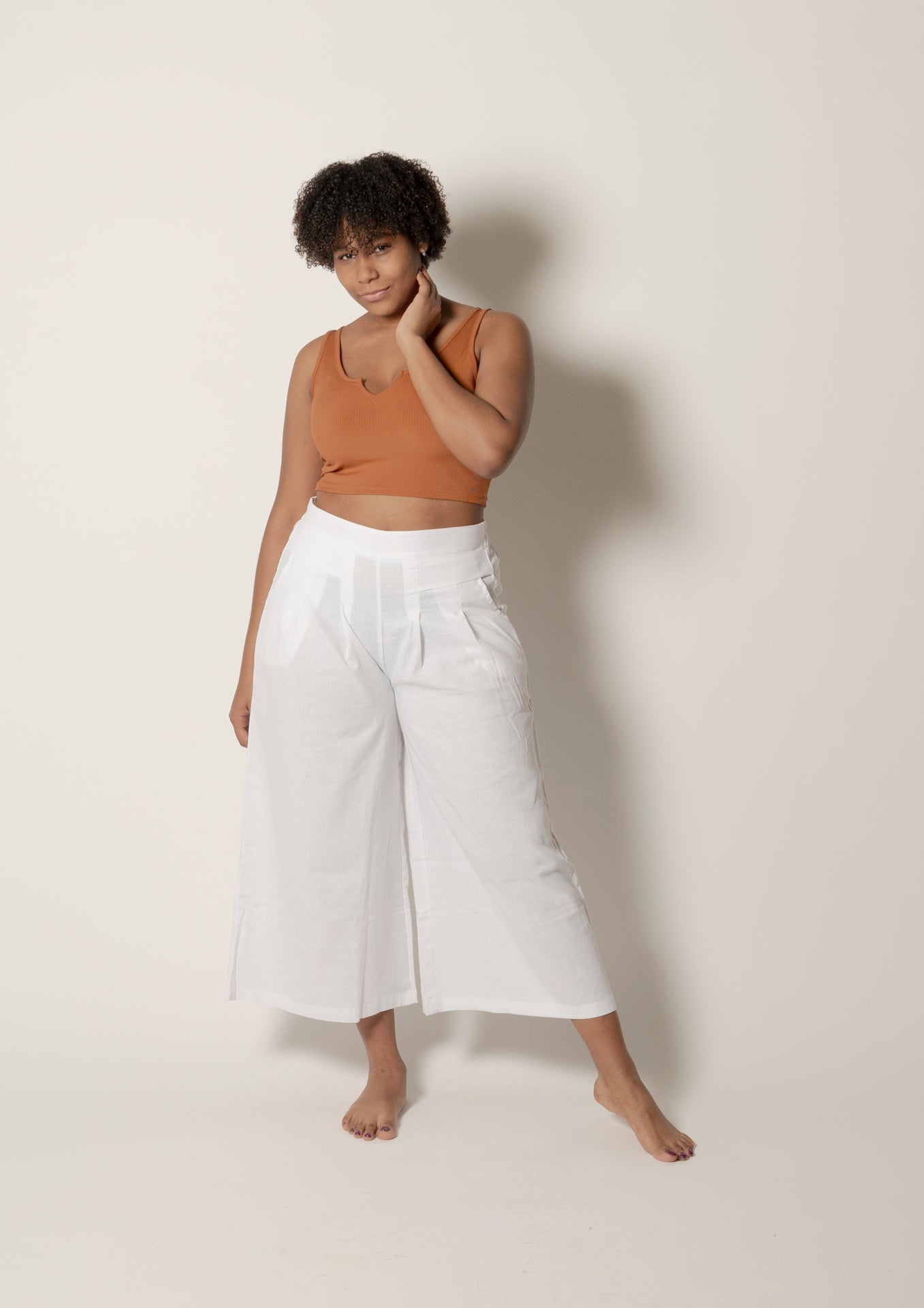 Amalfi Linen Cotton Trousers Pants