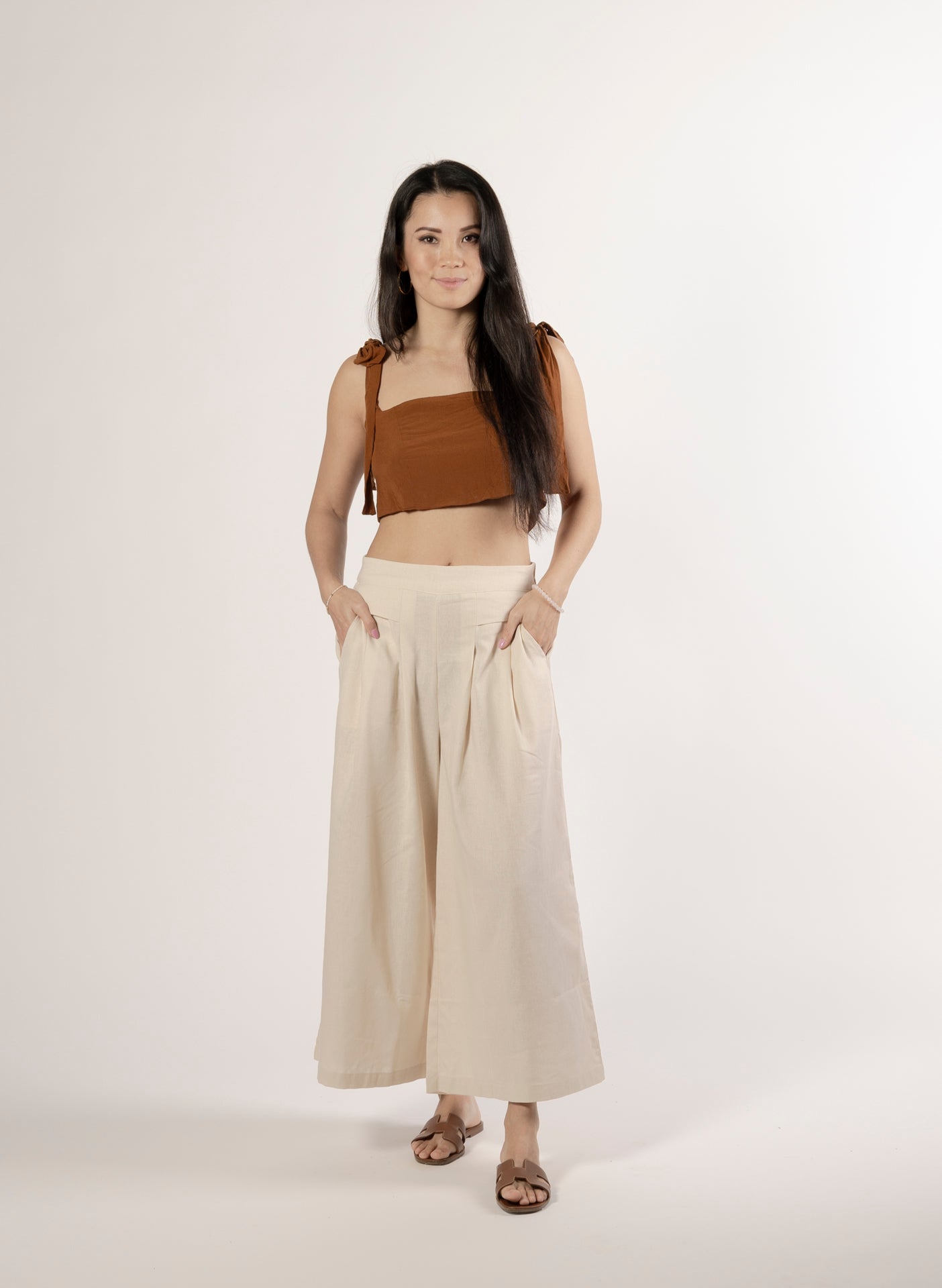 Amalfi Linen Cotton Trousers Pants
