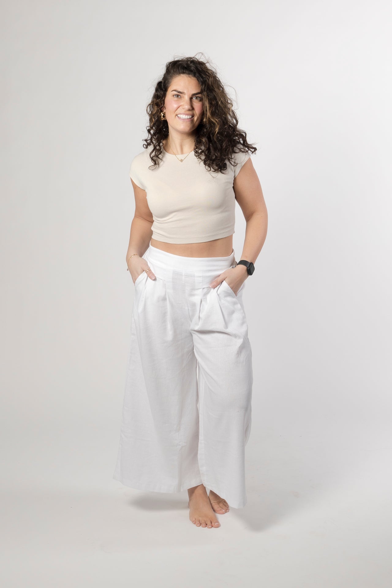 Amalfi Linen Cotton Trousers Pants